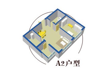 A2户型 建筑面积70.92平米