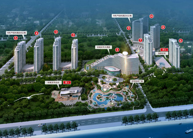 长城文华苑鸟瞰